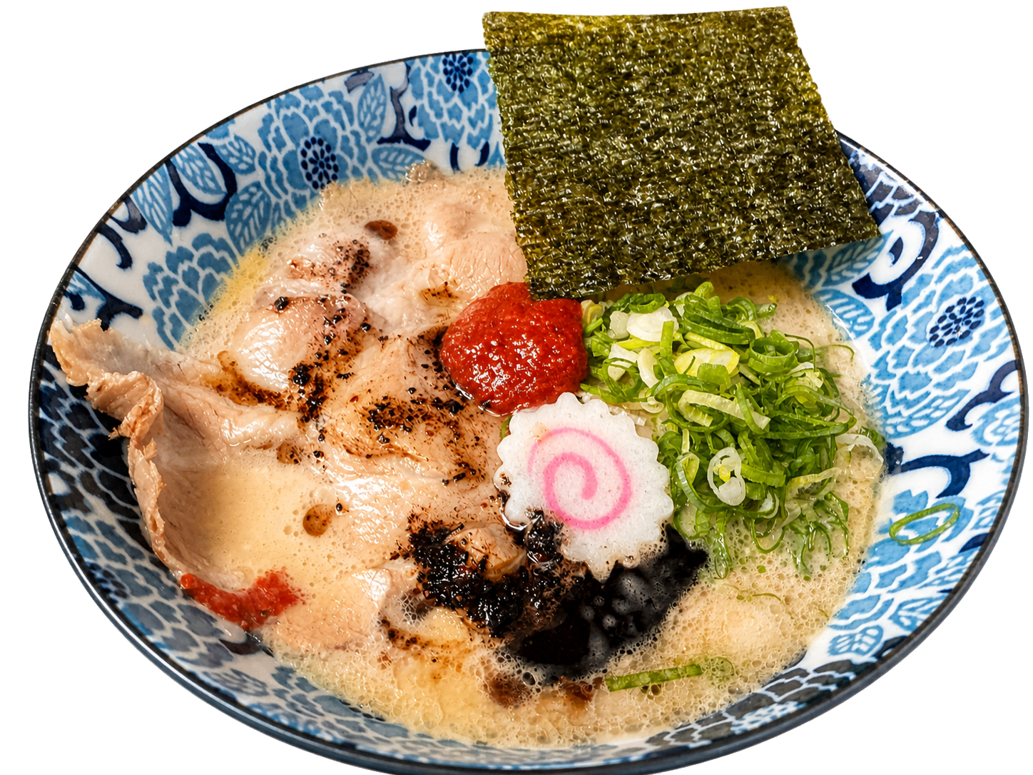 豚骨中華そばに辛味噌タレとマー油のパンチを追加した一杯